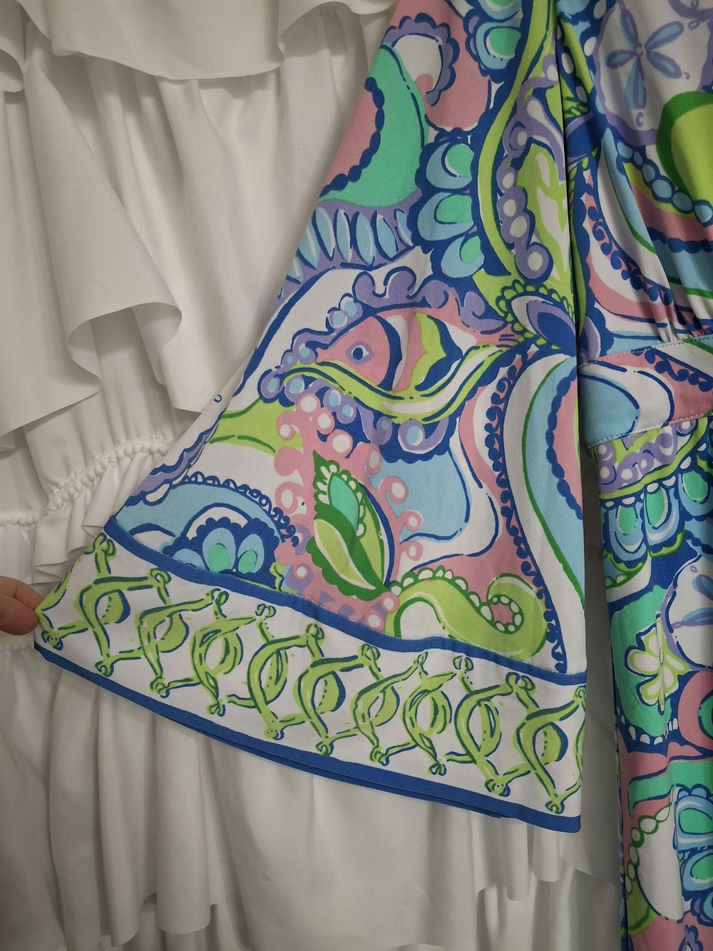Lilly Pulitzer Tropez Tunic Multi Conch Republic Print Dress Size S - Picture 4 of 10